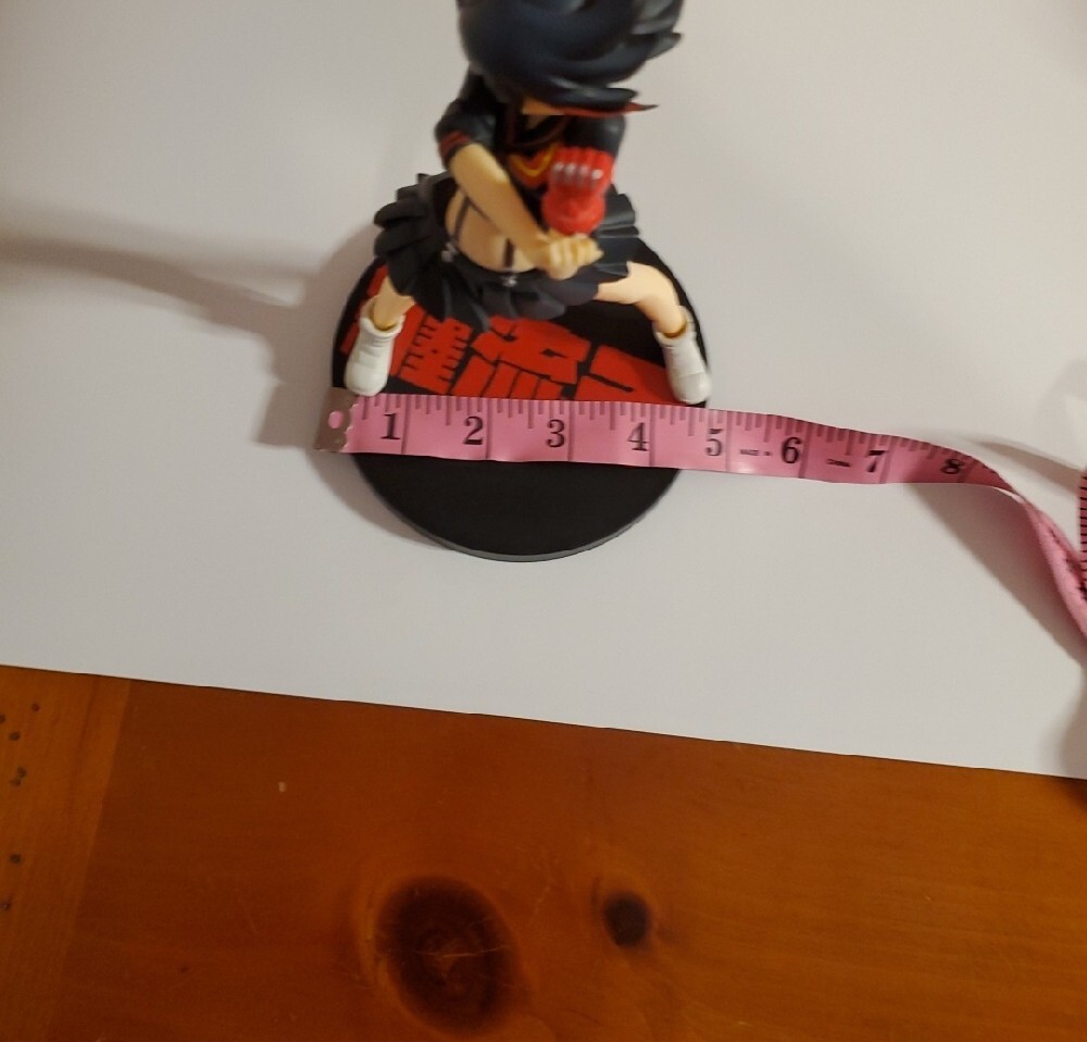 Ryuko Matoi Figures Black Anime Girl Figurine with Red - Picture 7 of 12